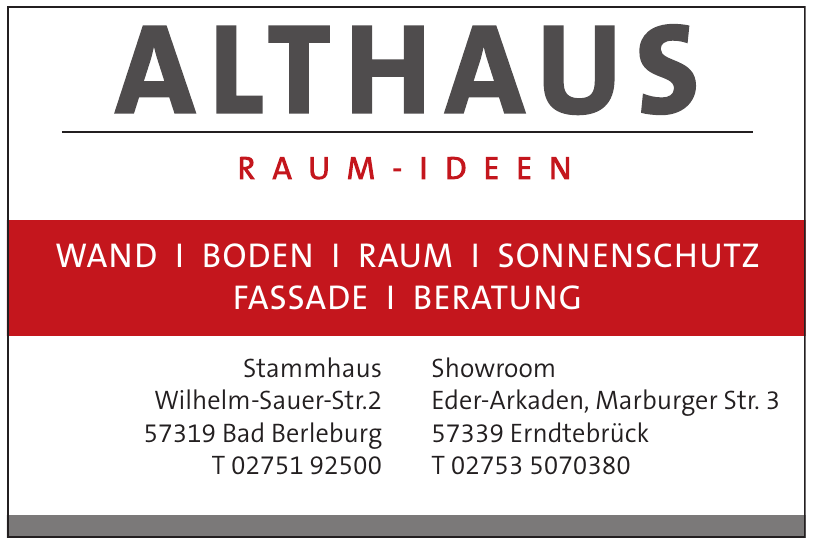 Althaus Raum-Ideen Althaus Raum-Ideen