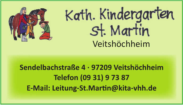 Kath. Kindergarten St. Martin Kath. Kindergarten St. Martin