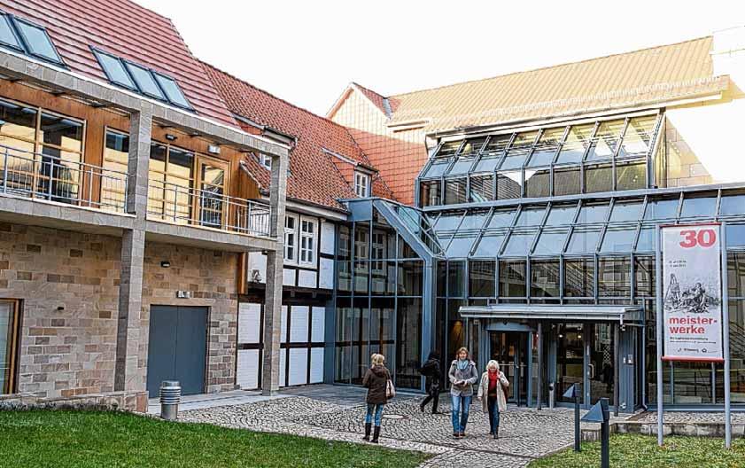 Die Lyonel Feininger Galerie in Quedlinburg beherbergt etwa 40 Exponate des Bauhaus-Künstlers. Foto: dpa Die Lyonel Feininger Galerie in Quedlinburg beherbergt etwa 40 Exponate des Bauhaus-Künstlers. Foto: dpa