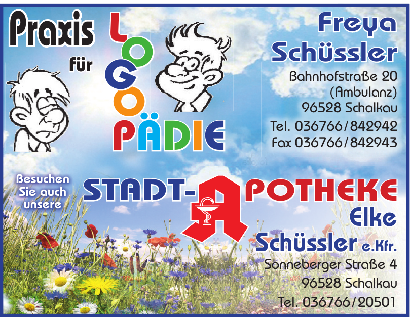 Stadt-Apotheke Elke Schüssler e. Kfr. Stadt-Apotheke Elke Schüssler e. Kfr.