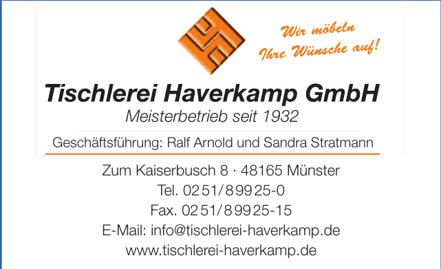 Tischlerei Haverkamp GmbH Tischlerei Haverkamp GmbH