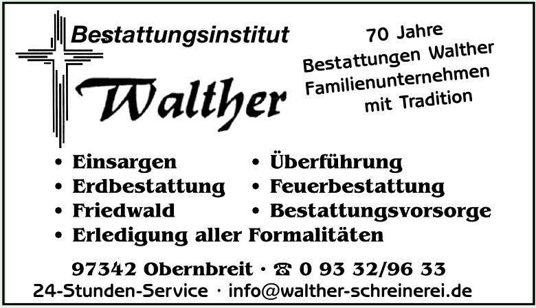 Bestattungsinstitut Walther Bestattungsinstitut Walther