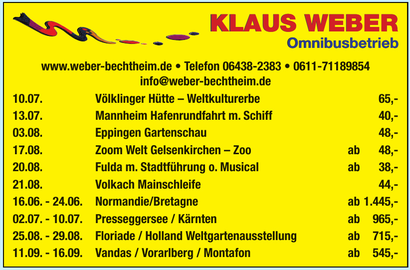 Klaus Weber Omnibusbetrieb