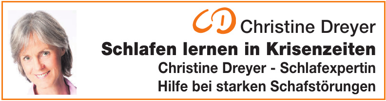 Christine Dreyer - Schlafexpertin Christine Dreyer - Schlafexpertin