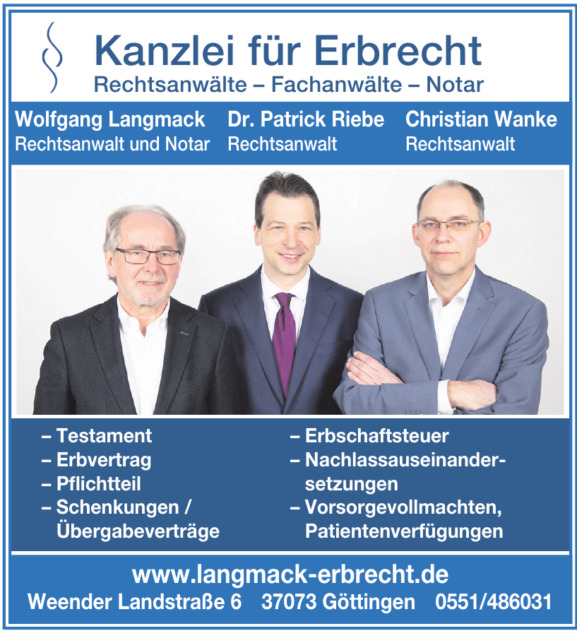 Kanzlei für Erb- und Familienrecht Kanzlei für Erb- und Familienrecht