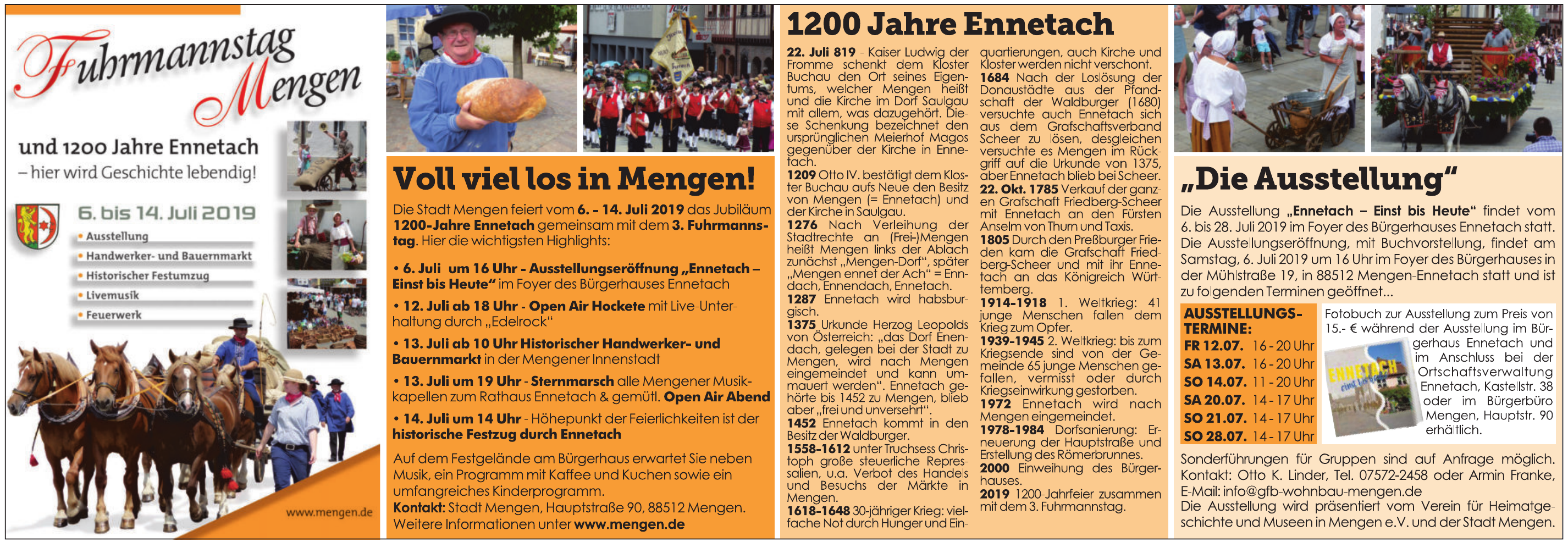 Fuhrmannstag Mengen Fuhrmannstag Mengen