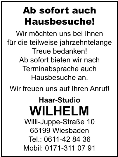 Haar-Studio Wilhelm