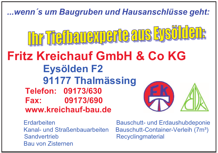 Fritz Kreichauf GmbH & Co KG Fritz Kreichauf GmbH & Co KG