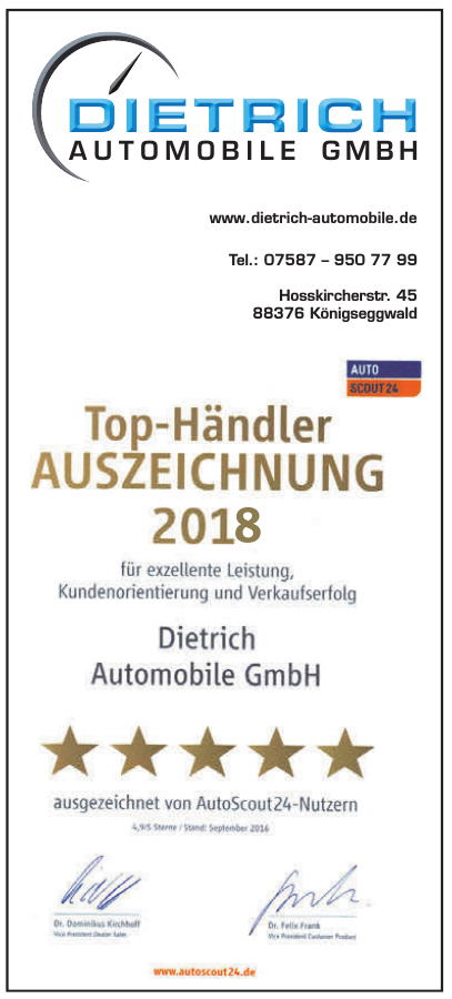 Ad №19 Dietrich Automobile GmbH