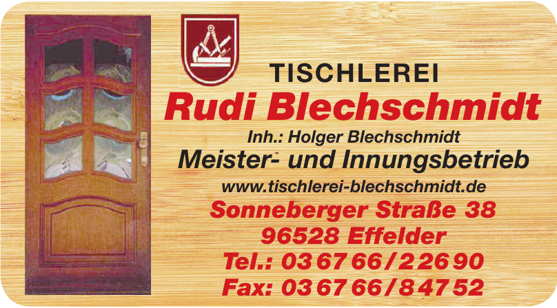 Tischlerei Rudi Blechschmidt Tischlerei Rudi Blechschmidt
