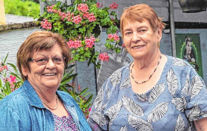 Adelheid Lang (rechts) und Elke Schäfer engagieren sich seit vielen Jahren bei den Fehlheimer Landfrauen. Bilder: Thomas Neu