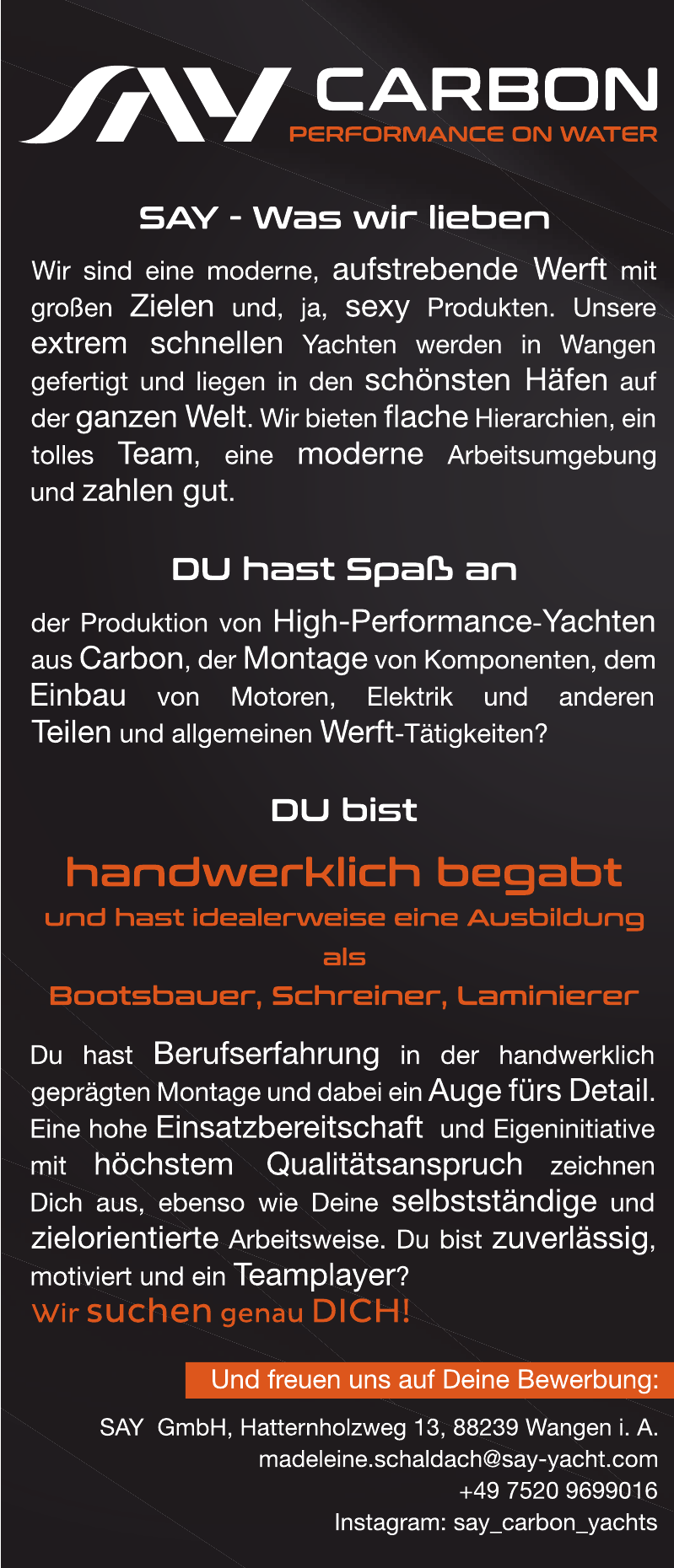 SAY Gmbh SAY Gmbh