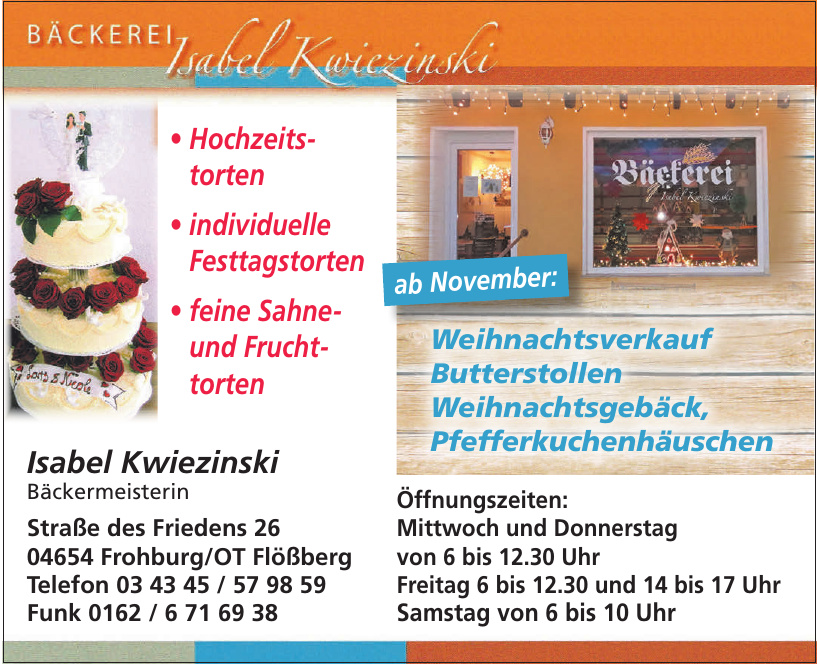 Bäckerei Isabel Kwiezinski Bäckerei Isabel Kwiezinski