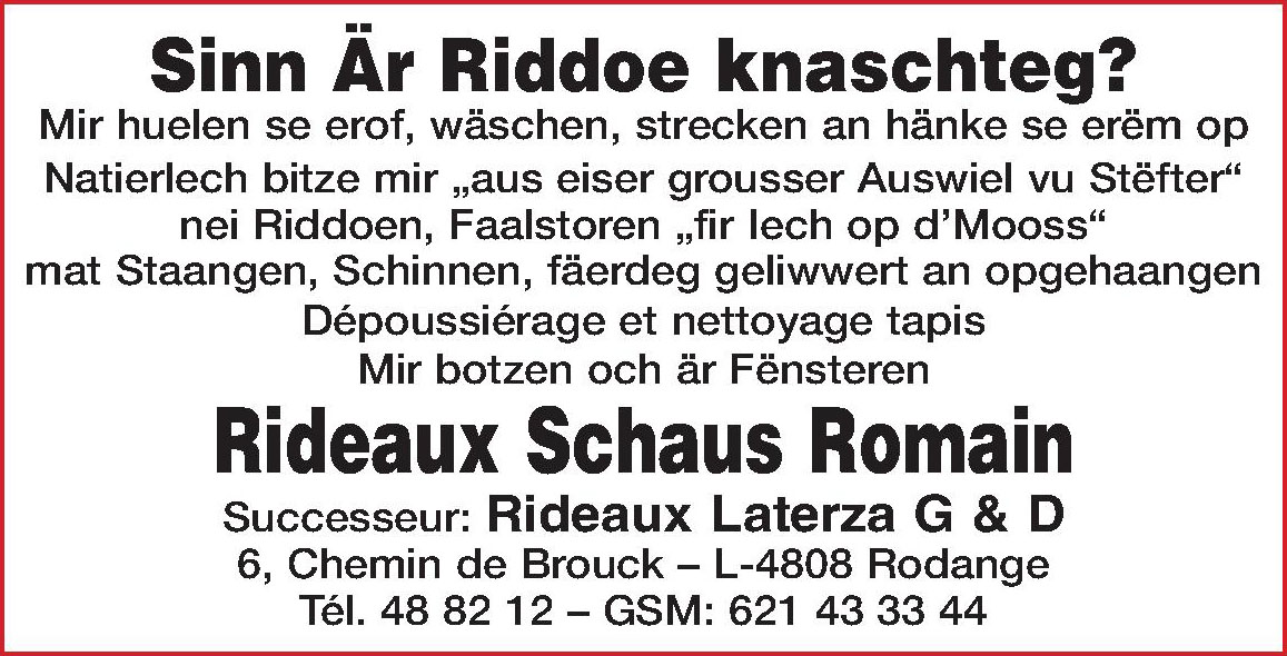 Rideaux Laterza G & D