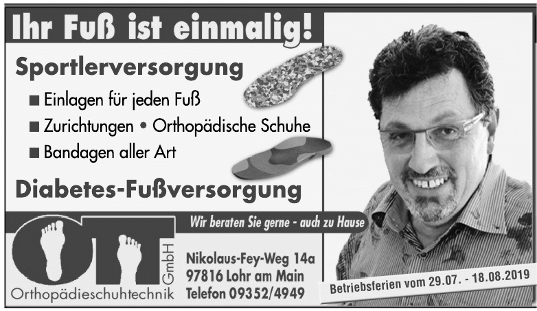 OTT Orthopädieschuhtechnik GmbH OTT Orthopädieschuhtechnik GmbH