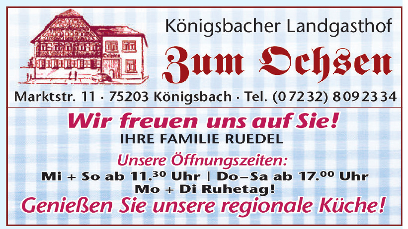 Königsbacher Landgasthof Zum Ochsen