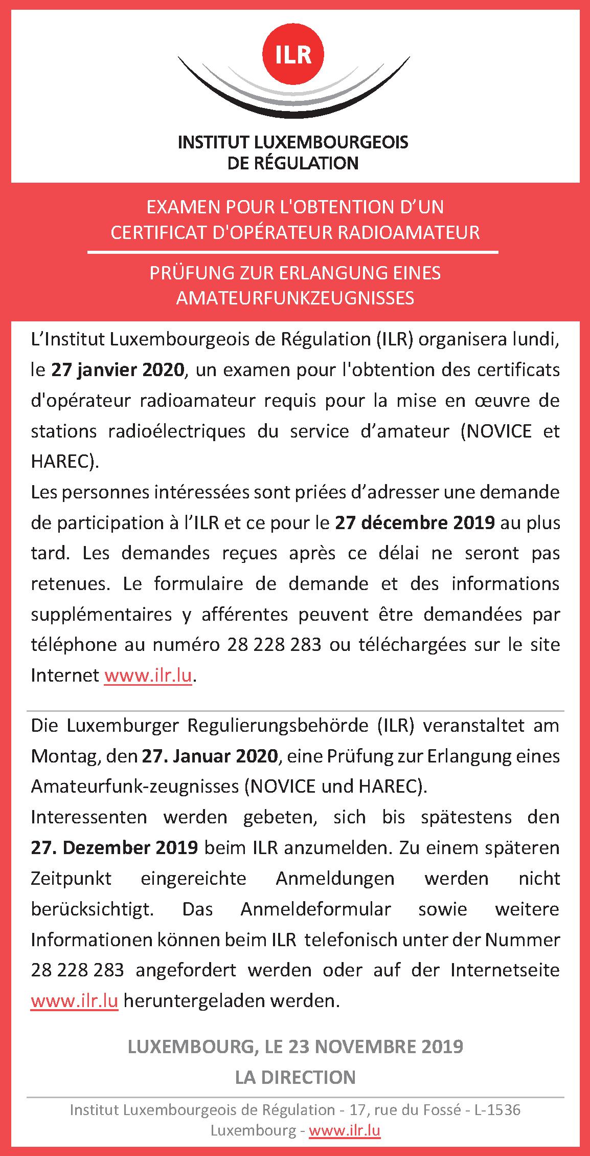 Institut Luxembourgeois de Régulation