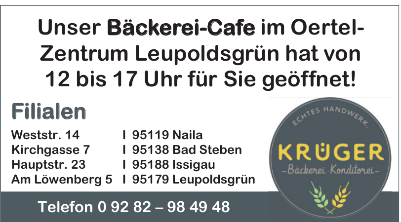 Krüger Bäckerei, Konditorei Krüger Bäckerei, Konditorei
