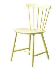 STUHL J46: FDB Møbler ist ein dänisches Unternehmen, das funktionelle und nachhaltige Möbel anbietet. Im Sortiment findet sich auch dieser Stuhl J46 von Designer Poul M. Volther. Er ist in verschiedenen Farben lieferbar, auch in diesem wunderschönen sonnigen Gelb. Foto: FDB Møbler