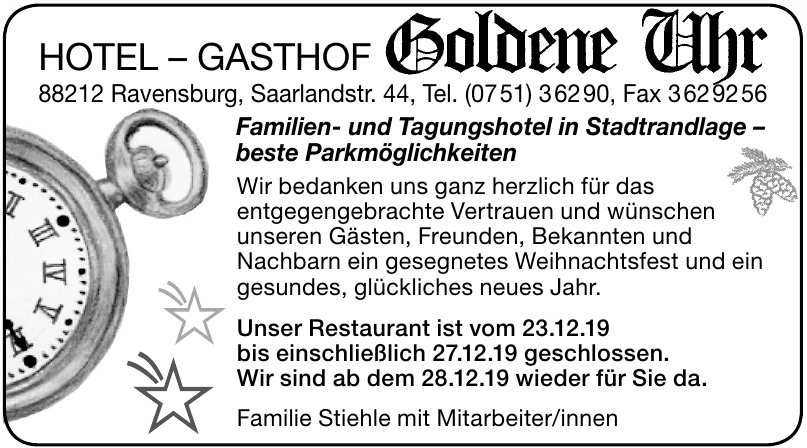 Hotel-Gasthof Goldene Uhr Hotel-Gasthof Goldene Uhr