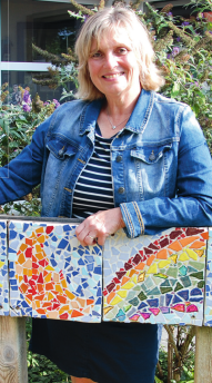 Der Platz mit dem Kunstwerk vor der Kindertagesstätte gehört zu Rita Gottschlichs Lieblingsorten. Foto: Photowerk Der Platz mit dem Kunstwerk vor der Kindertagesstätte gehört zu Rita Gottschlichs Lieblingsorten. Foto: Photowerk
