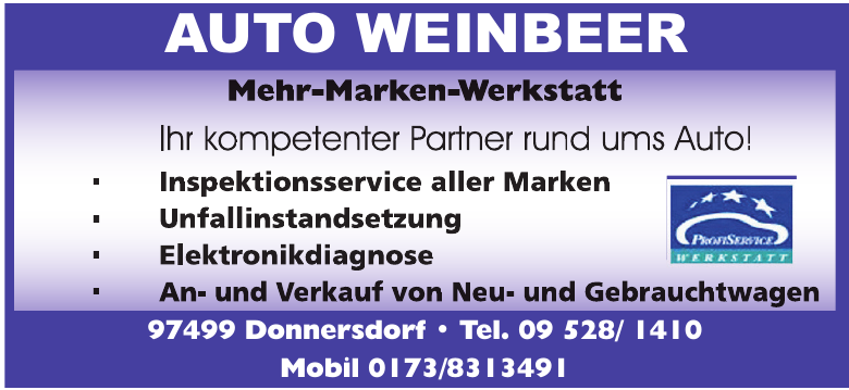 Auto Weinbeer Auto Weinbeer