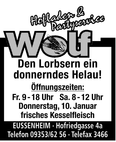 Wolf Hofladen & Partyservice Wolf Hofladen & Partyservice
