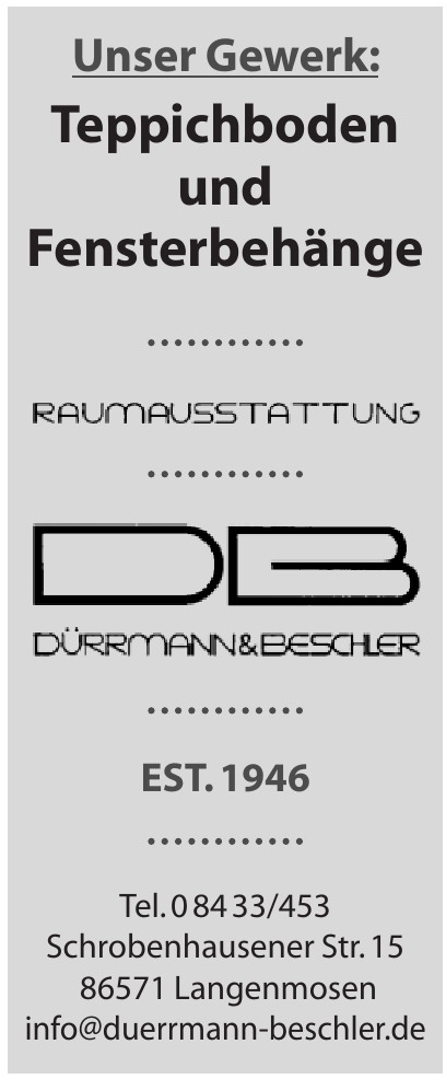 Raumausstattung Dürrmann & Beschler Raumausstattung Dürrmann & Beschler