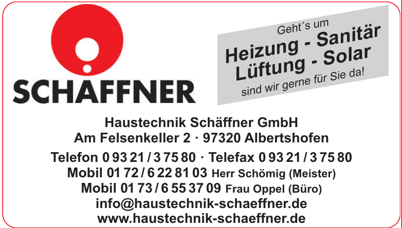 Haustechnik Schäffner GmbH Haustechnik Schäffner GmbH