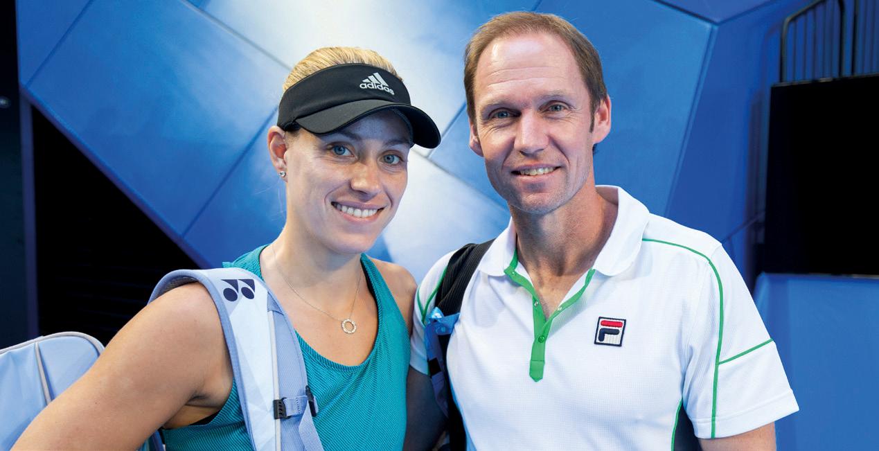 Rainer Schüttler ist der neue FED Cup Coach. Bis Wimbledon betreute er Angie Kerber. Foto: Jürgen Hasenkopf
