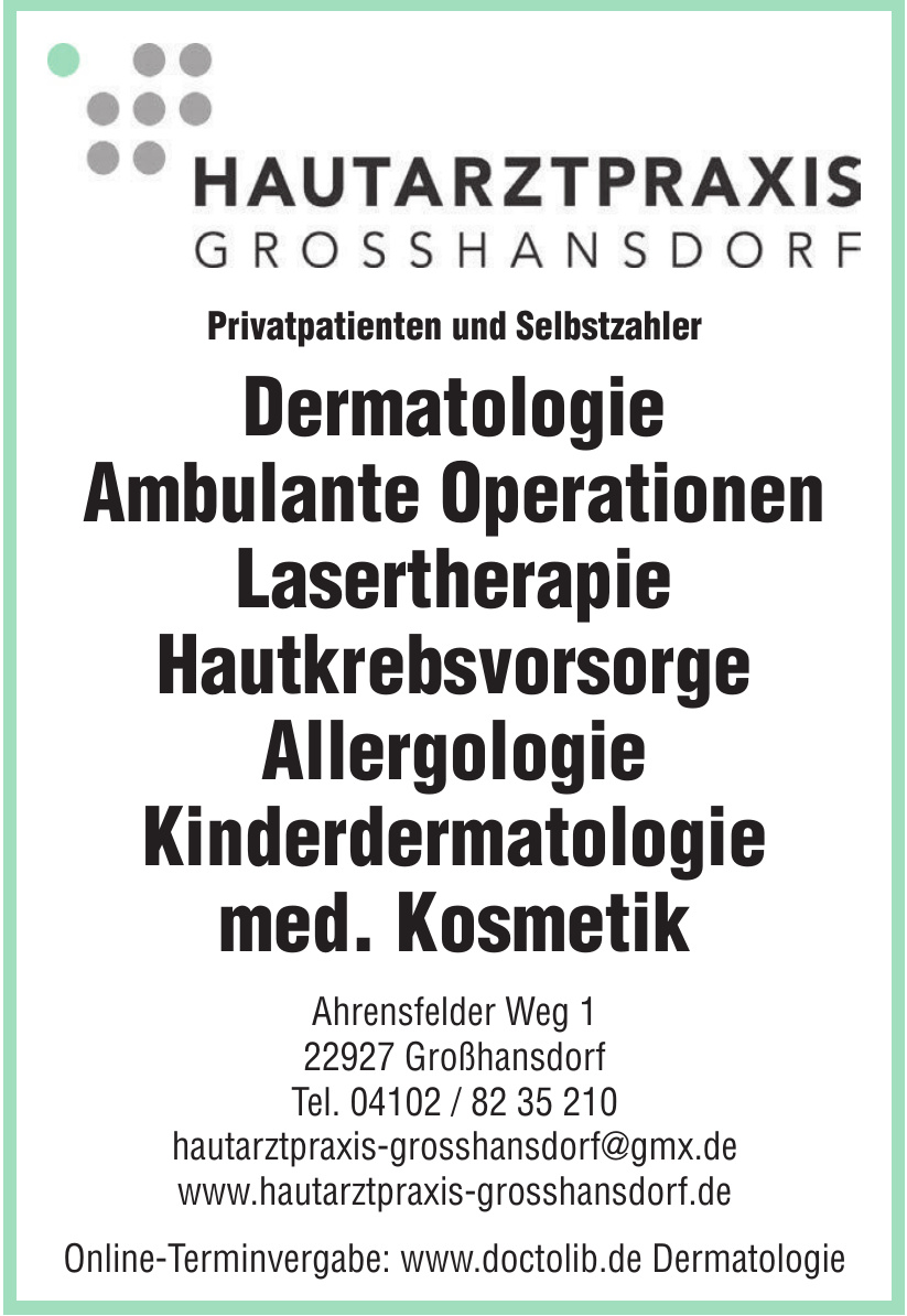 Hausarztpraxis Grosshansdorf Hausarztpraxis Grosshansdorf