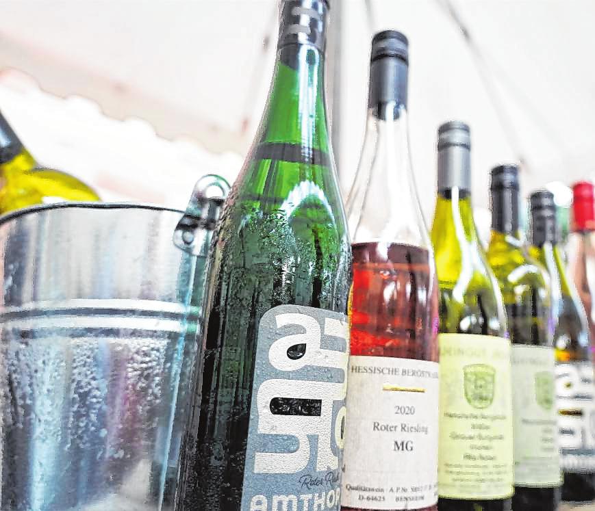 Bergsträßer Weinvielfalt: Fast täglich wurden Weinproben angeboten.<br>