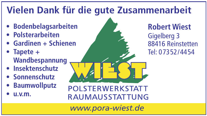 Robert Wiest Raumausstattung Robert Wiest Raumausstattung