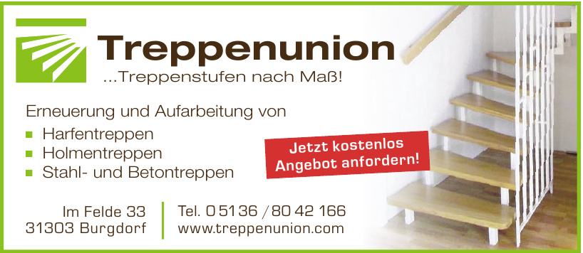 Treppenunion Tischlerei Altenkamp Treppenunion Tischlerei Altenkamp