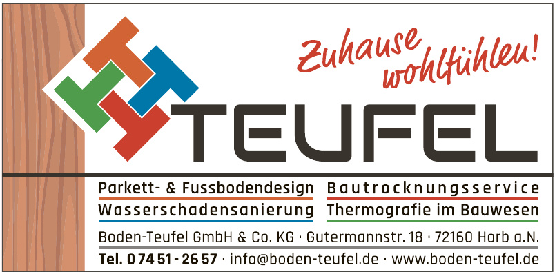 Boden-Teufel GmbH & Co. KG Boden-Teufel GmbH & Co. KG
