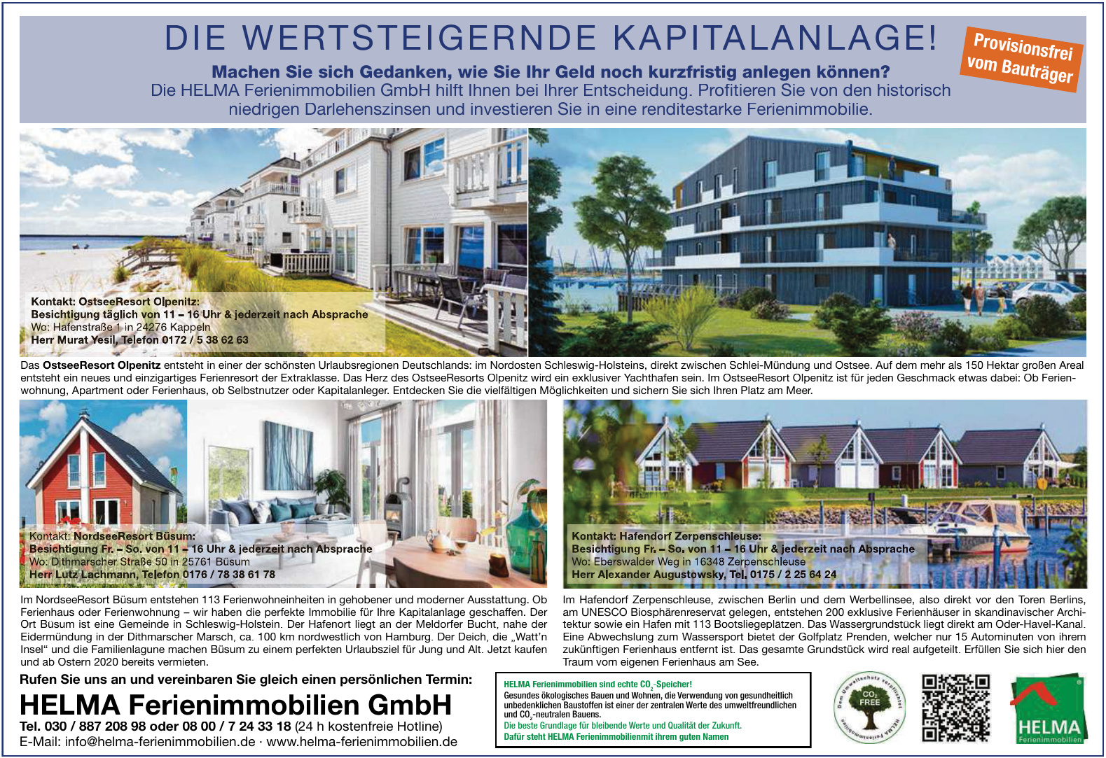 Helma Ferienimmobilien GmbH Helma Ferienimmobilien GmbH