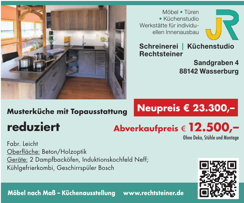JR Schreinerei - Küchenstudio Rechtsteiner JR Schreinerei - Küchenstudio Rechtsteiner