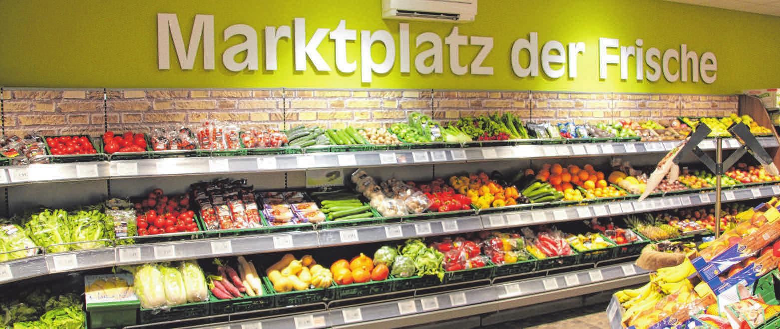 Marktplatz der Frische ist Programm: Täglich wird frisches Obst und Gemüse von regionalen Anbietern geliefert. FOTO: CHRISTINE MARTIN Marktplatz der Frische ist Programm: Täglich wird frisches Obst und Gemüse von regionalen Anbietern geliefert. FOTO: CHRISTINE MARTIN