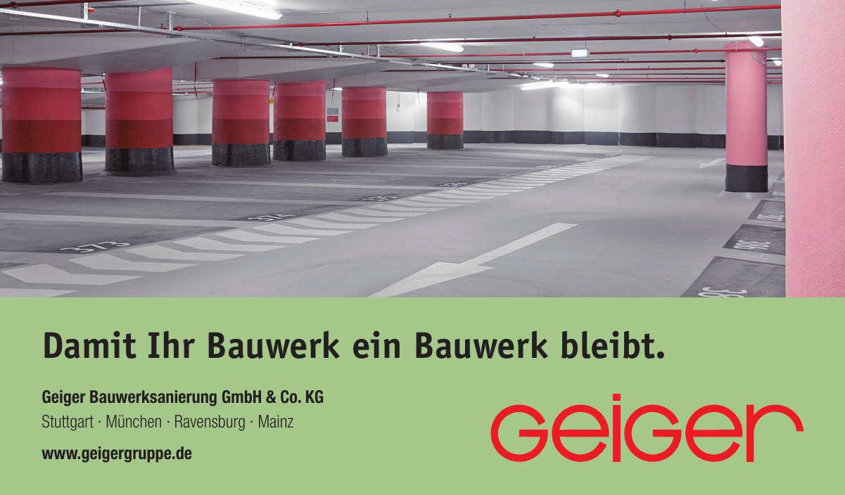 Geiger Bauwerksanierung GmbH & Co. KG Geiger Bauwerksanierung GmbH & Co. KG