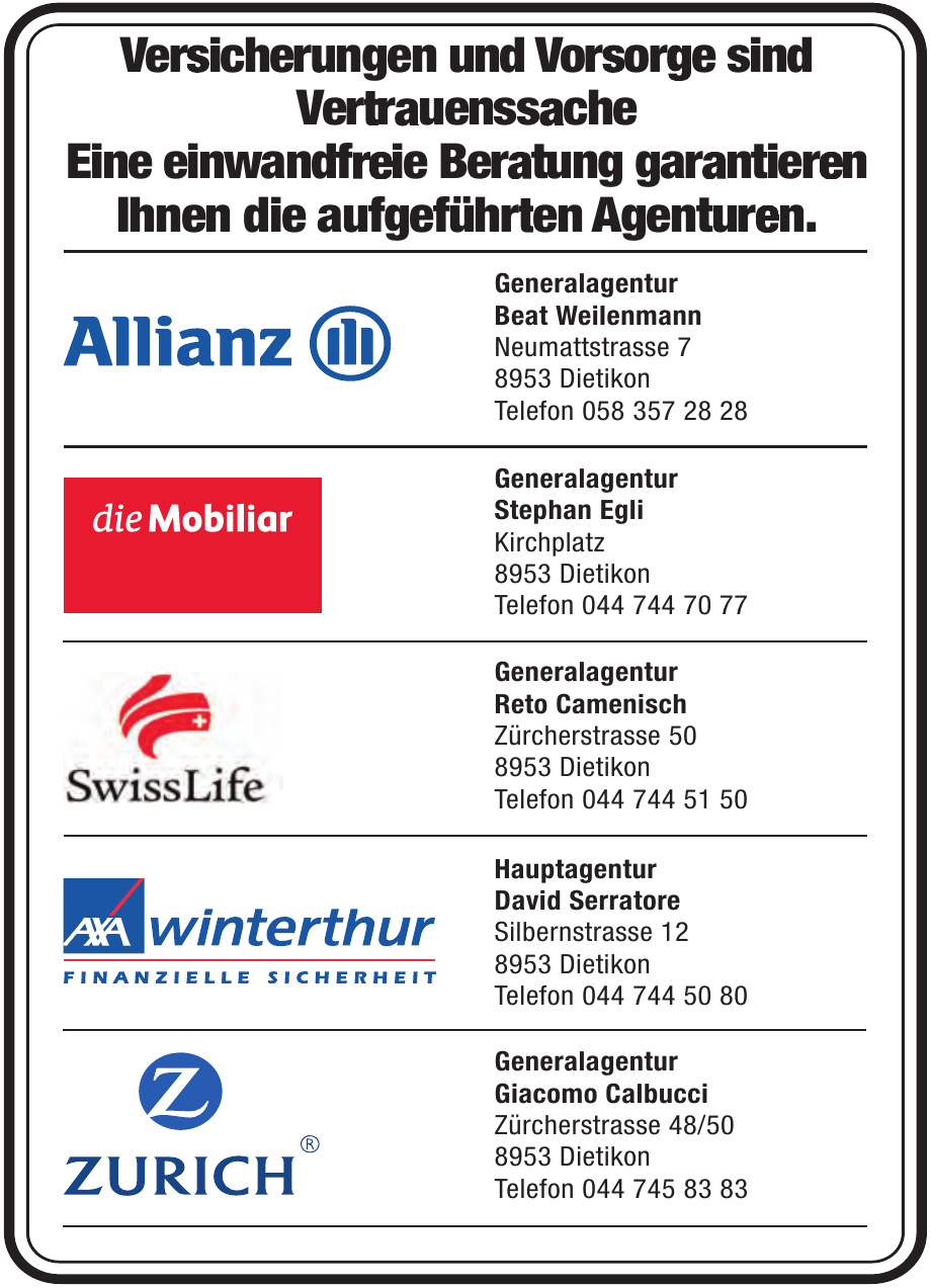 Generalagentur Beat Weilenmann Generalagentur Beat Weilenmann