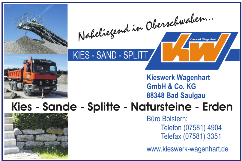 Kieswerk Wagenhart GmbH & Co. KG Kieswerk Wagenhart GmbH & Co. KG