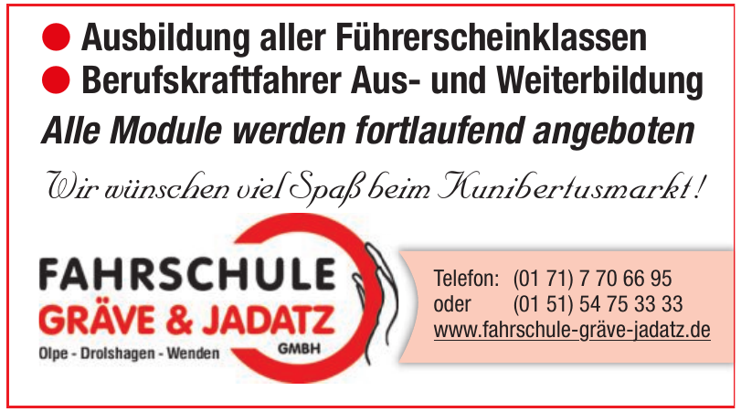 Fahrschule Gräve & Jadatz GmbH Fahrschule Gräve & Jadatz GmbH