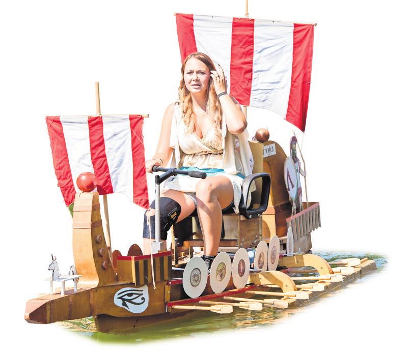 KREATIVITÄT IST ERWÜNSCHT bei der Regatta Royale. Foto: Christian Modla KREATIVITÄT IST ERWÜNSCHT bei der Regatta Royale. Foto: Christian Modla