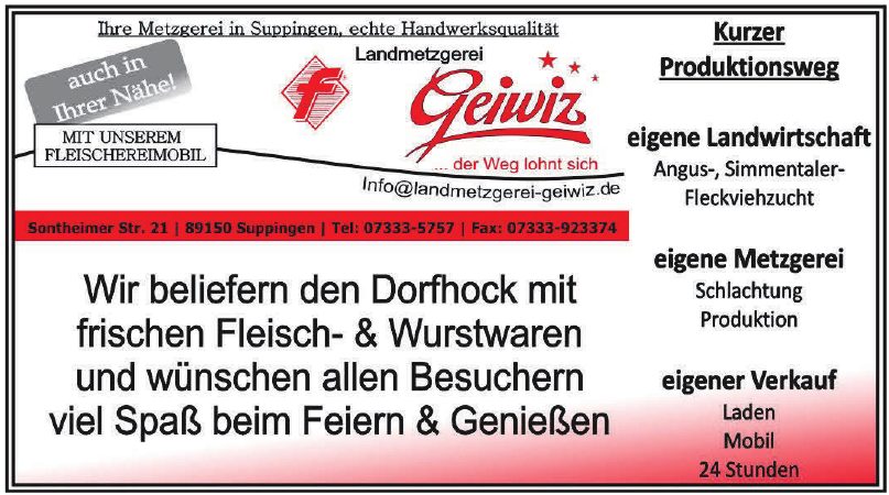 Landmetzgerei Geiwiz Landmetzgerei Geiwiz