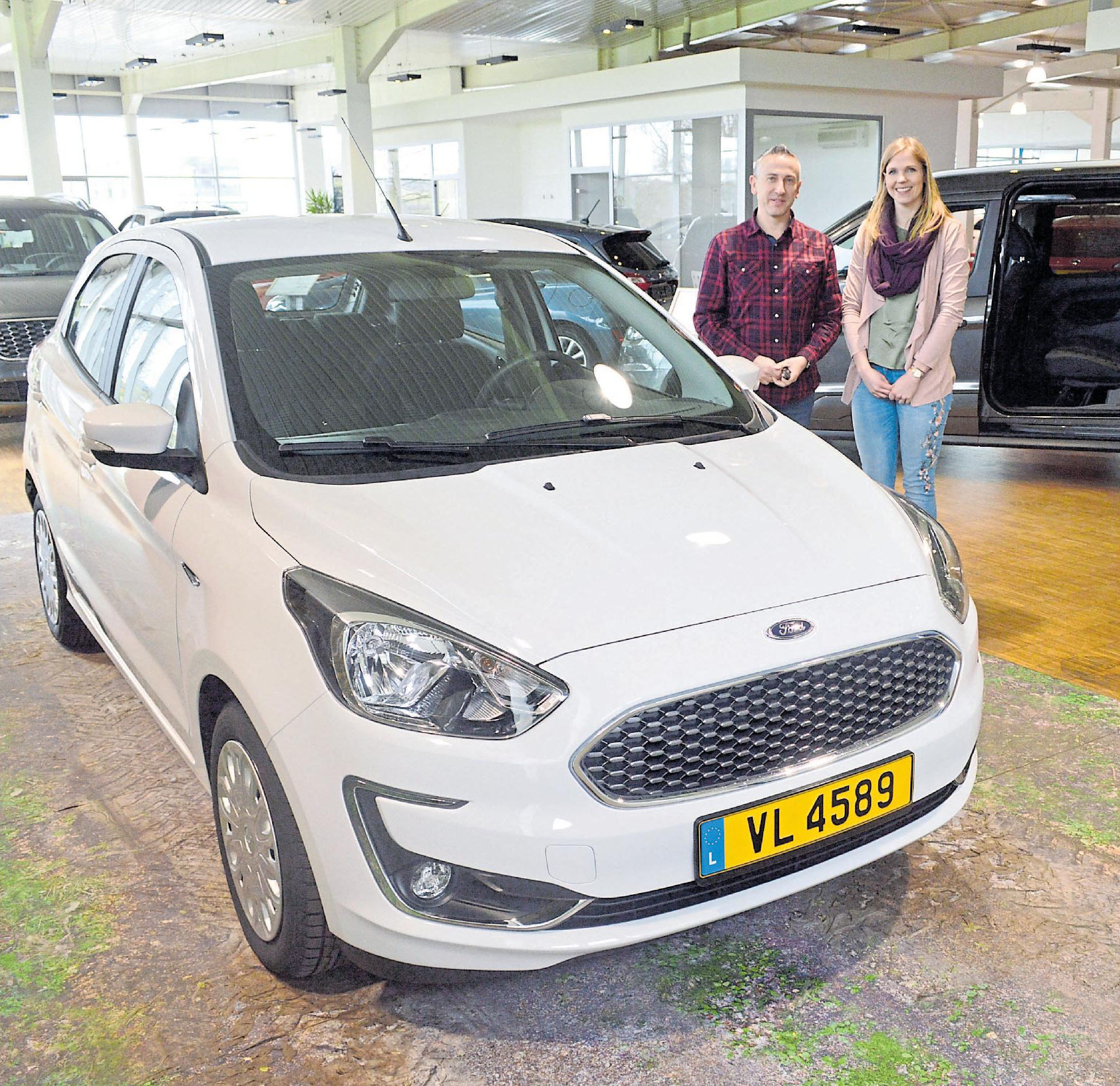 Claude Bormann durfte sich 2019 über einen Ford Ka+ freuen.