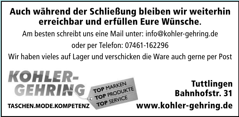 Kohler-Gehring Kohler-Gehring
