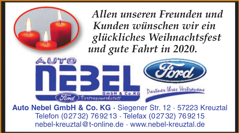 Auto Nebel GmbH & Co. KG Auto Nebel GmbH & Co. KG
