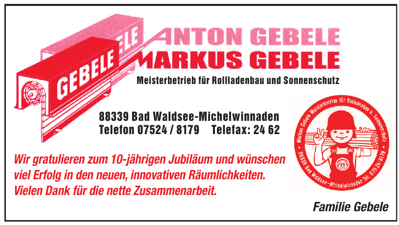 M. Gebele Service - Beratung · Sonnenschutztechnik M. Gebele Service - Beratung · Sonnenschutztechnik