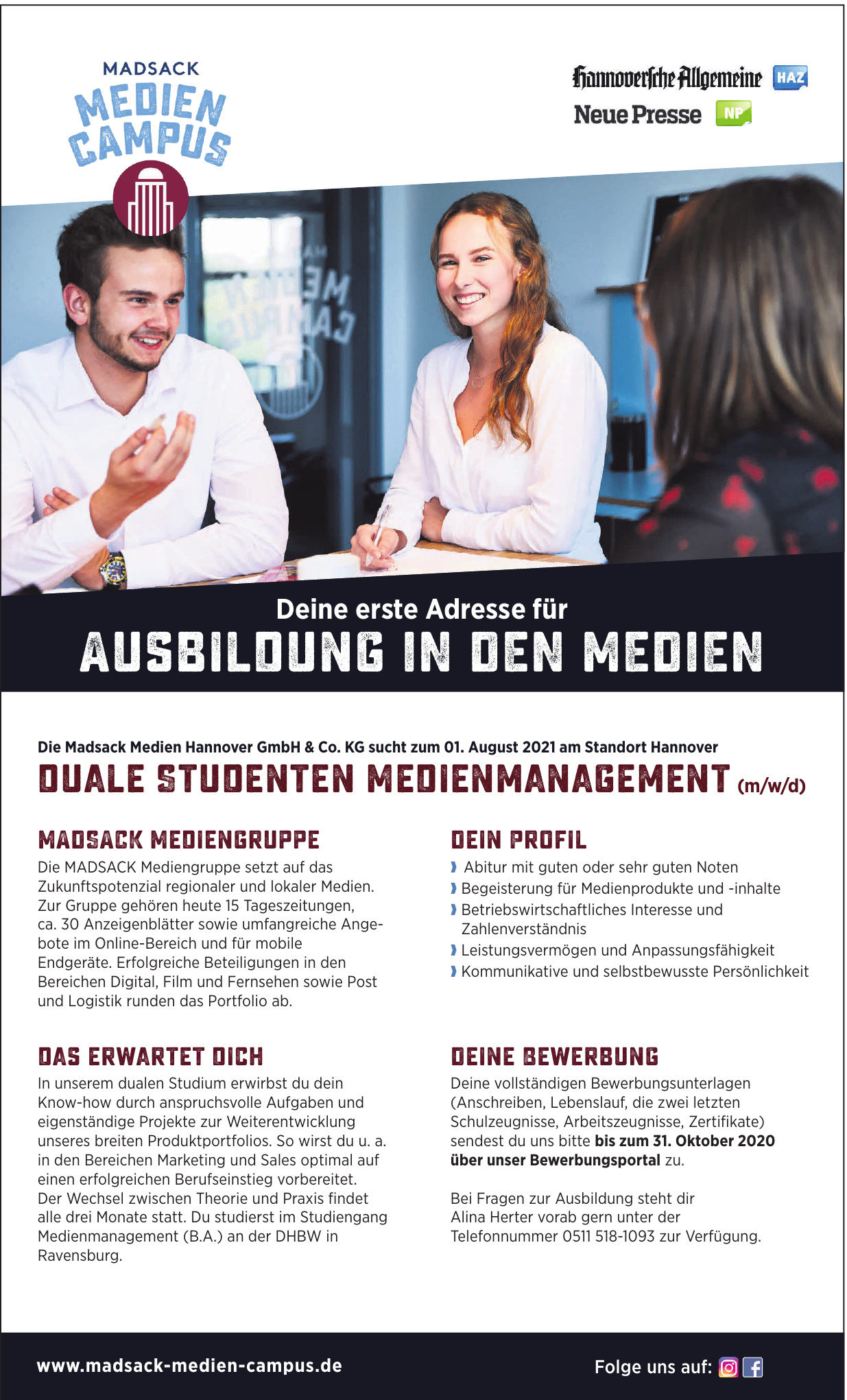 Madsack Medien Campus GmbH & Co. KG Madsack Medien Campus GmbH & Co. KG