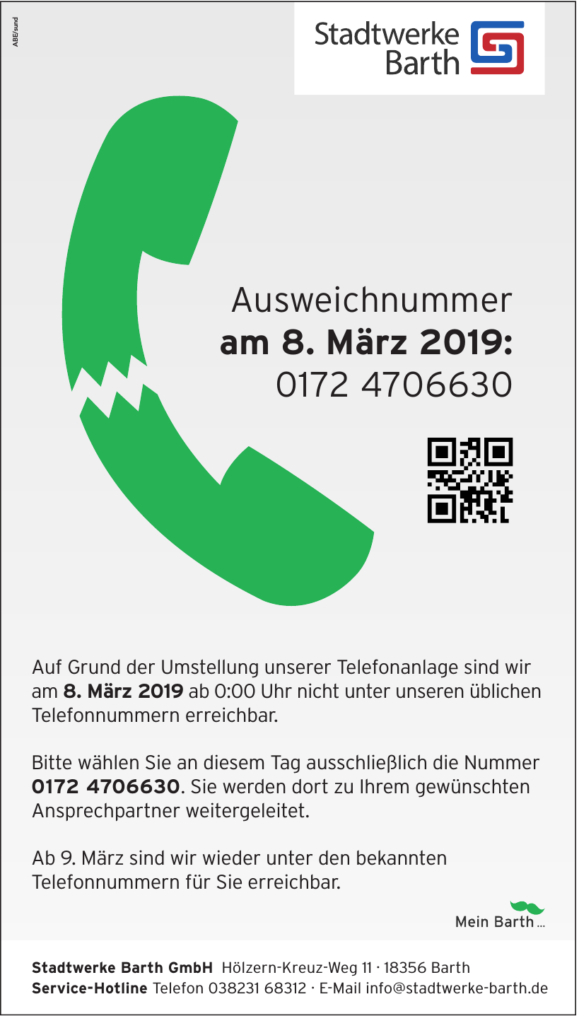 Stadtwerke Barth GmbH Stadtwerke Barth GmbH